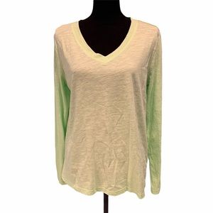 🐳 4 for $12 NWT Fresh Produce V-neck long sleeve tee